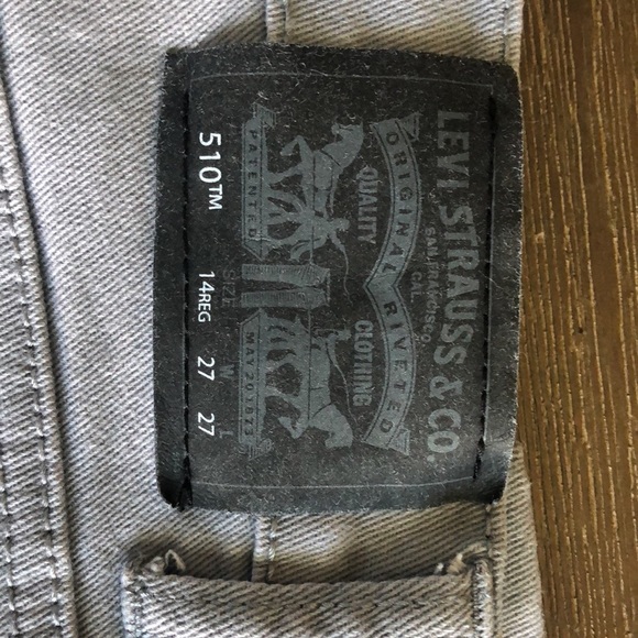 Levi’s jeans in light grey size 14 - Picture 2 of 4